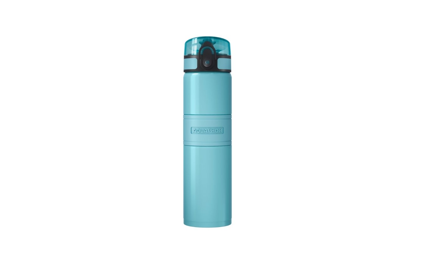 AQUAPHOR thermo bottle City Cool mit filter (blau)